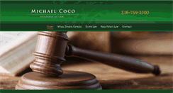Desktop Screenshot of michaelcocolaw.com
